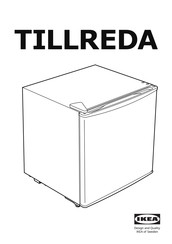IKEA TILLREDA Handleiding