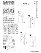 FURNITUREBOX NEPAL 2 933-002 Montagehandleiding