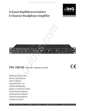 IMG STAGELINE PPA-100/SW Gebruiksaanwijzing