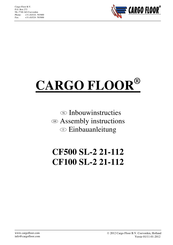 Cargo Floor CF100 SL-2 21-112 Instructies