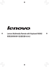 Lenovo N5902 Korte Handleiding