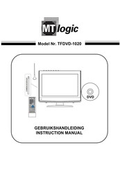 MT Logic TFDVD-1020 Gebruikshandleiding