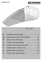 SEVERIN HV 7963 Bedieningshandleiding