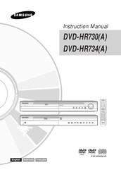 Samsung DVD-HR730 Handleiding