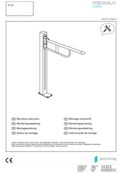 Pressalit Care R1161 Montagevoorschrift