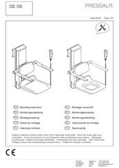 Pressalit R7665 Montagevoorschrift