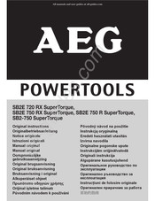 AEG SB2-750 SuperTorque Oorspronkelijke Gebruiksaanwijzing