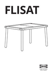 IKEA FLISAT Handleiding