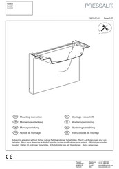 Pressalit R4806 Montagevoorschrift