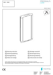 Pressalit Care R9861 Montagevoorschrift