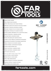 Far Tools MI 1200P Instructies