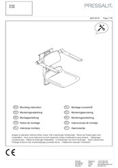 Pressalit R7465 Montagevoorschrift