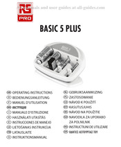 RS Pro BASIC 5 PLUS Gebruiksaanwijzing
