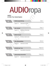 AUDIOropa xepton T-1 Gebruiksaanwijzing