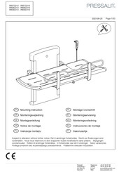 Pressalit R8572313 Montagevoorschrift