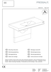 Pressalit R4875 Montagevoorschrift