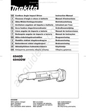 Makita 6940D Gebruiksaanwijzing