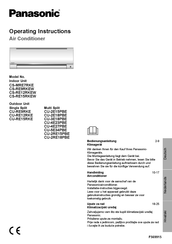 Panasonic CU-2RE18PBE Handleiding