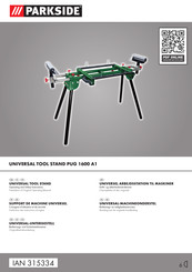 Parkside PUG 1600 A1 Bedienings- En Veiligheidsinstructies