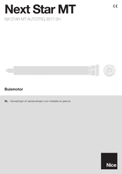 Nice NX FIT MT AUTOTRQ 3017 SH BD Handleiding Voor Installatie En Gebruik