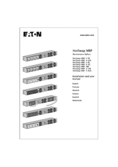 Eaton HotSwap MBP 3 BS Handleiding