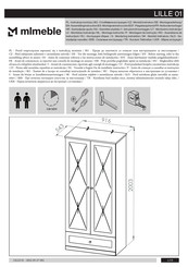 ML MEBLE LILLE 01 Montage-Instructies