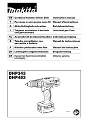 Makita DHP453RYJ Gebruiksaanwijzing