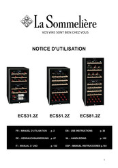 La Sommeliere ECS51.2Z Handleiding