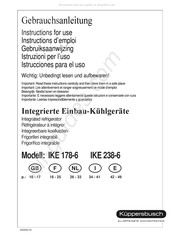 Kuppersbusch IKE 238-6 Gebruiksaanwijzing