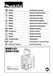 Makita BMR103B Gebruiksaanwijzing