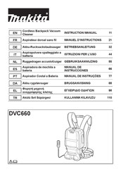 Makita DVC660PT2 Gebruiksaanwijzing