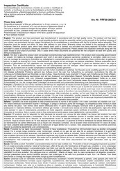 Palmako FRF28-3832-2 Installatiegids