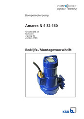 KSB Amarex N S 32-160 Montagevoorschrift