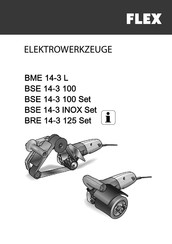 Flex TRINOXFLEX BRE 14-3 125 Set Originele Gebruiksaanwijzing