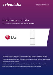 LG GBB61SWHMN Handleiding