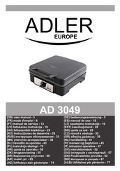 Adler europe AD 3049 Handleiding