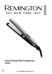 Remington Shine Therapy PRO S9300 Handleiding