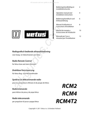 Vetus RCM2 Bedienings- En Installatiehandleiding