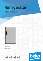 Beko B1802 HCA Gebruiksaanwijzing