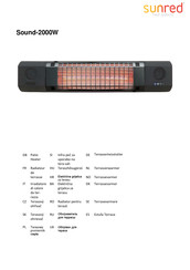 Sunred Sound-2000W Vertaling Van De Originele Handleiding