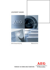 Electrolux AEG LAVAMAT 64640 Gebruiksaanwijzing