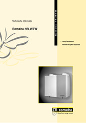 REMEHA HR-WTW Technische Handleiding