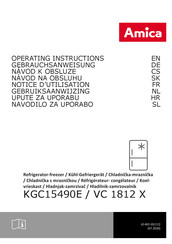 Amica KGC15490E Gebruiksaanwijzing