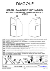 Gautier DIAGONE E73-014 Montage-Instructies