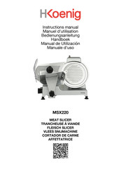 Hkoenig MSX220 Handboek