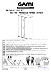 Gautier GAMI DUPLEX G72-180 Montage-Instructies