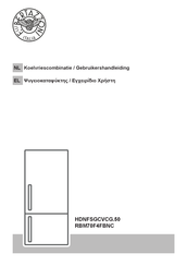 Bertazzoni HDNFSGCVCG.50 Gebruikershandleiding