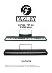 FAZLEY FSP-200 Handleiding