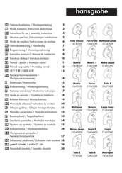 Hansgrohe Metropol 74545 Series Gebruiksaanwijzing
