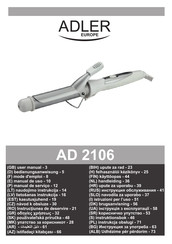 Adler europe AD 2106 Handleiding